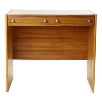 Lady’s desk or vanity in mahogany, czechoslovakia 1970s