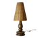 Vintage Italian Wicker Table Lamp