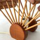 Lampe vintage en bois