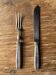 Alfénide cutting service consisting of a fork and a knife L27