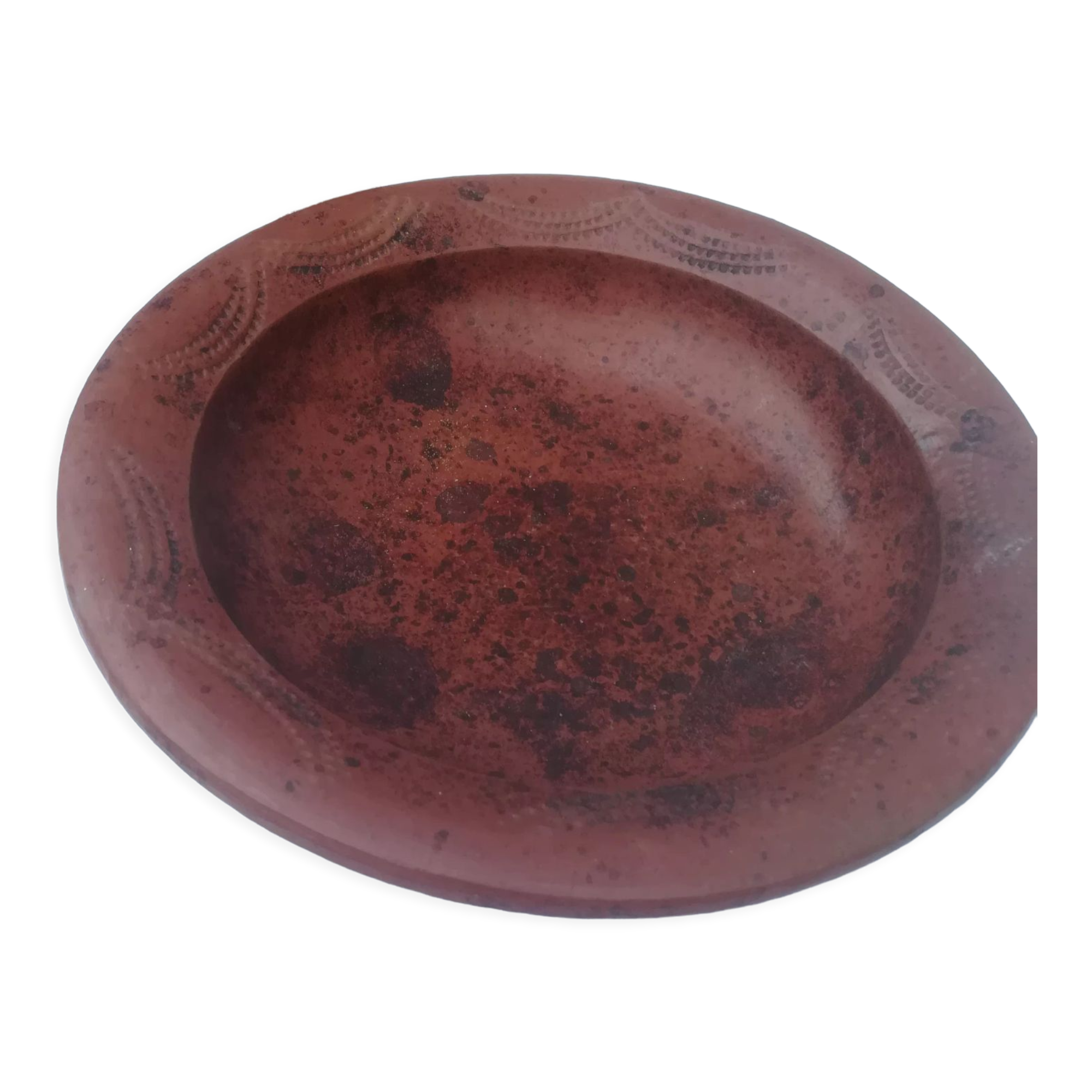 Ethnic terracotta dish