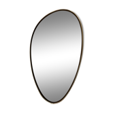Vintage asymmetrical egg mirror from the 60s-70s