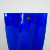 Cobalt vase, Danish design, 1980s, manufacturer: Royal Copenhagen
