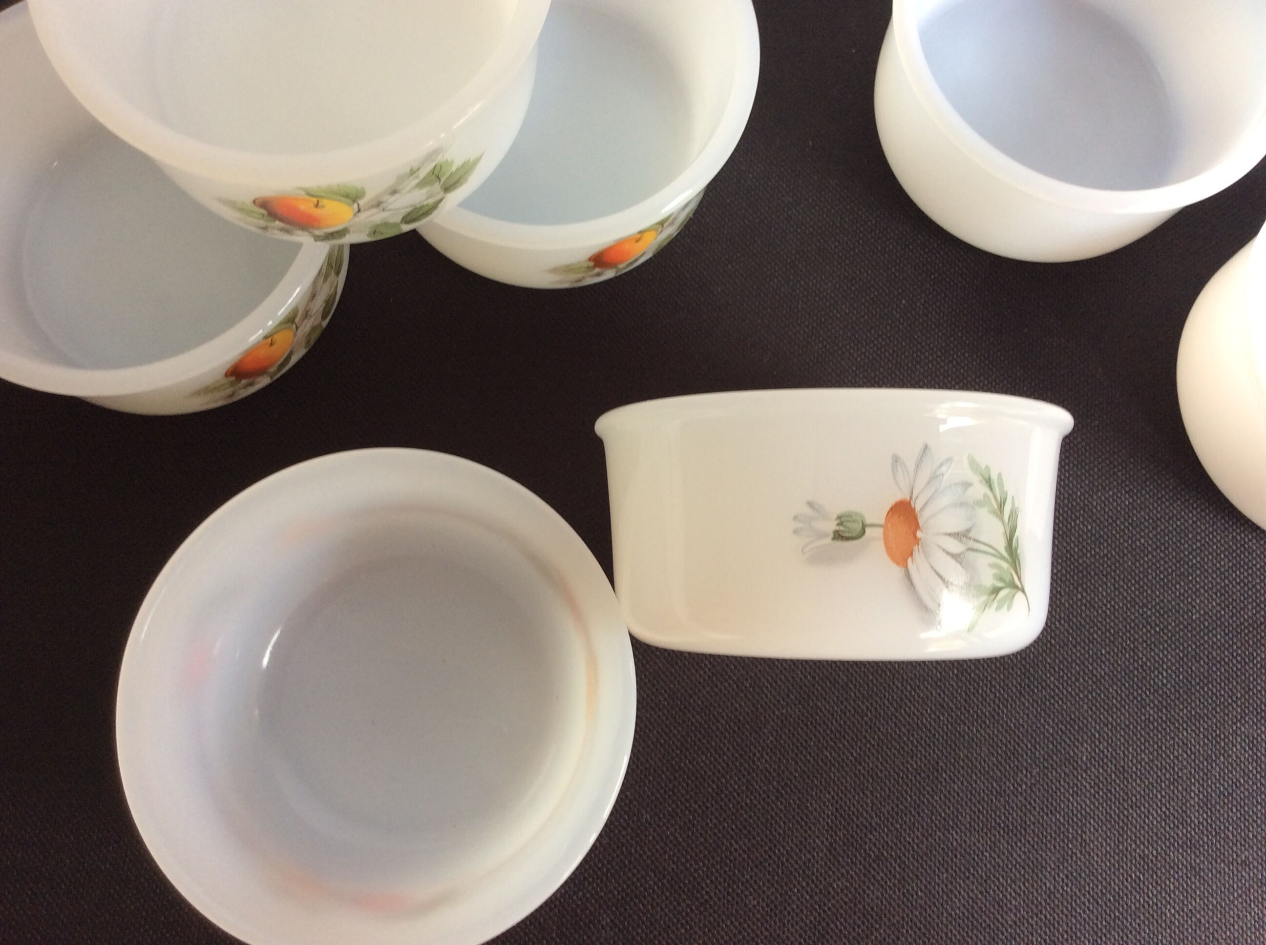 Set of ramekins ARCOPAL FRANCE - vintage