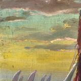 Tableau ancien marine