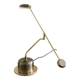 Massive vintage 80s swing arm table lamp