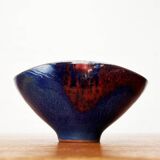 Mid-century German studio pottery bowl by Rainer Doss, 1960s.