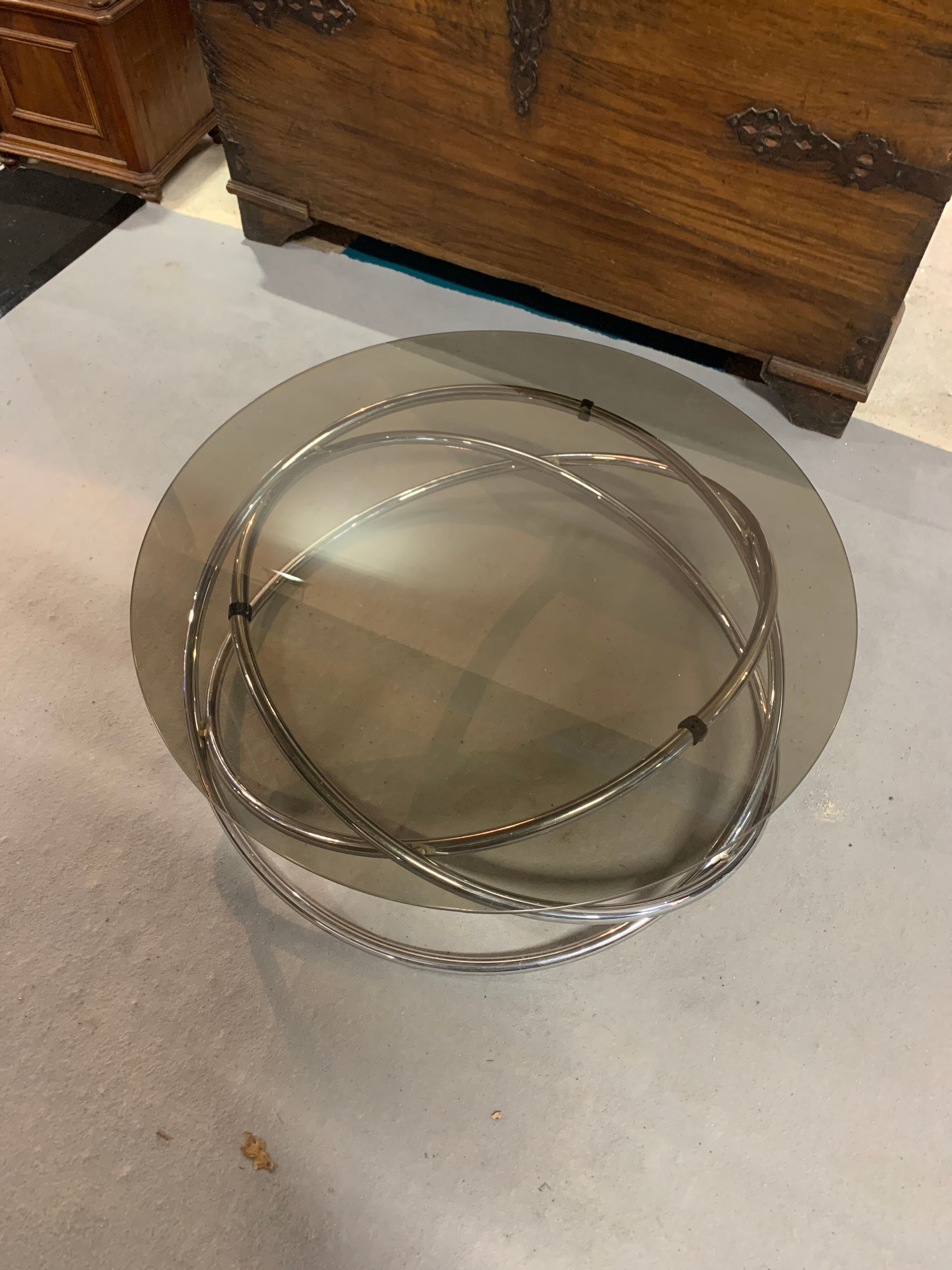 Vintage alu lounge table