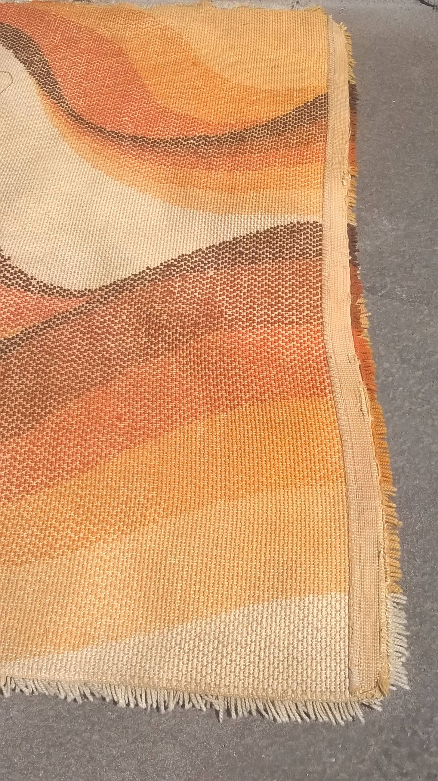 Vintage Dutch wool rug