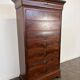 Chiffonier Louis Philippe en acajou flammé