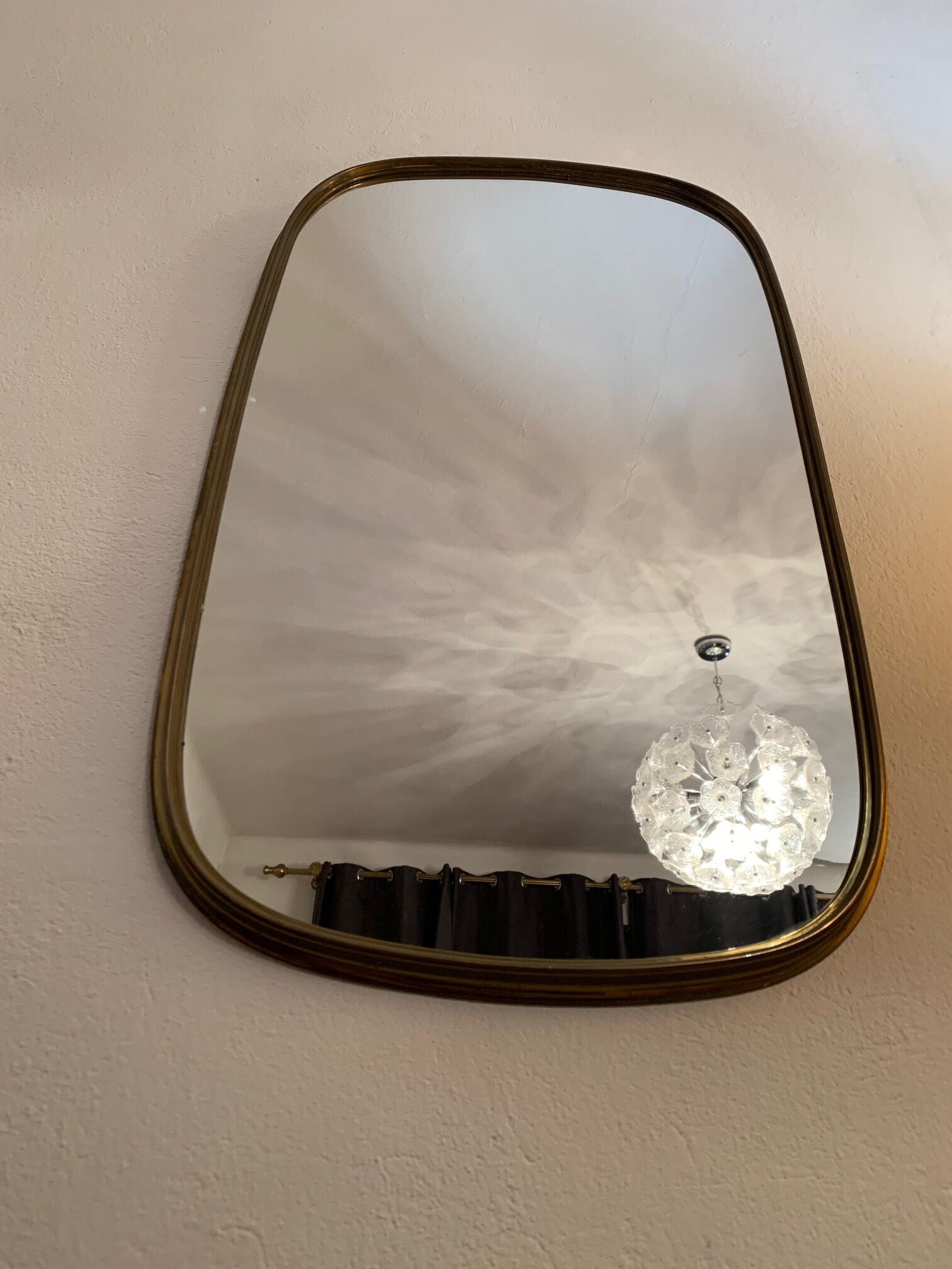 Mirror, Italy, 1950s 44x72cm