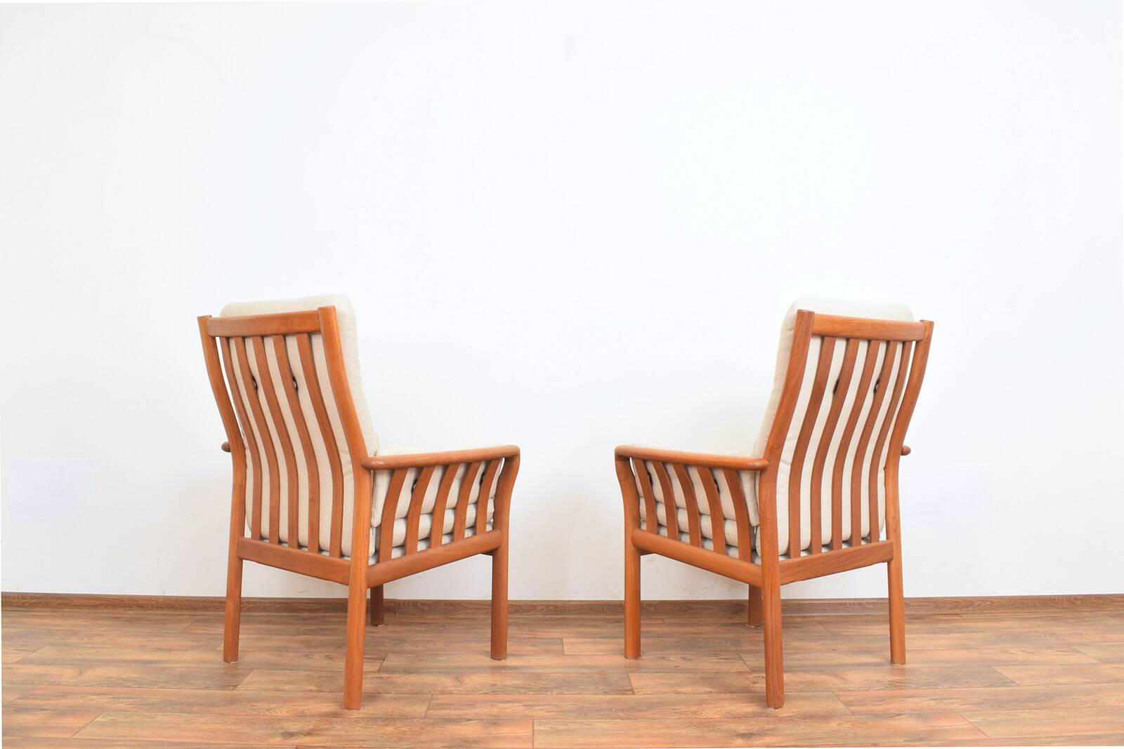 Mid-Century Danish Teak Armchairs, 1970s, Set of 2