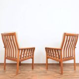 Mid-Century Danish Teak Armchairs, 1970s, Set of 2