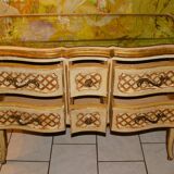 Commode 1900 galbée de style Louis xv