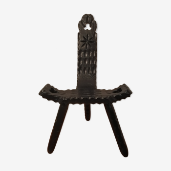 Brutalist tripod chair