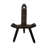 Brutalist tripod chair