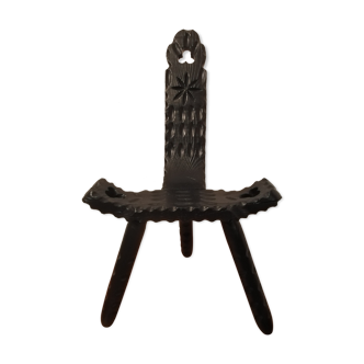 Brutalist tripod chair