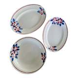 Set of vintage serving dishes