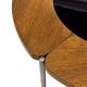 Vintage rosewood coffee table with glass, Denmark, 70s design