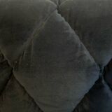 Flandrin velour 3-seater sofa