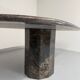 Vintage 80s Italian design marble dining table