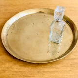 Vintage brass tray D57cm