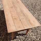 Old fir table 3 drawers