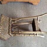 Rattan side table