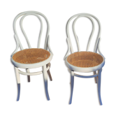 Paire de chaises bistrot vintage