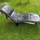 Black leather lounge chair by Ingmar and Knut RELLING for WESTNOFA