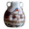 Florence Opaline style glass paste vase