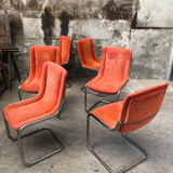 Vintage Willy Rizzo Chairs Circa 1970
