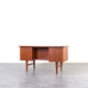 Mid-Century Danish Teak Executive Desk, 1960s.