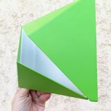 Wall lamp shape vintage origami