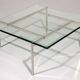 Coffee table by Poul Kjærholm model PK61 made in Denmark 1960