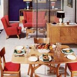 Ensemble de 4 chaises de salle à manger par G-plan, dans les années 50