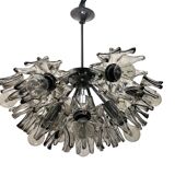 Large Midcentury Murano Flower Chandelier 1970’s