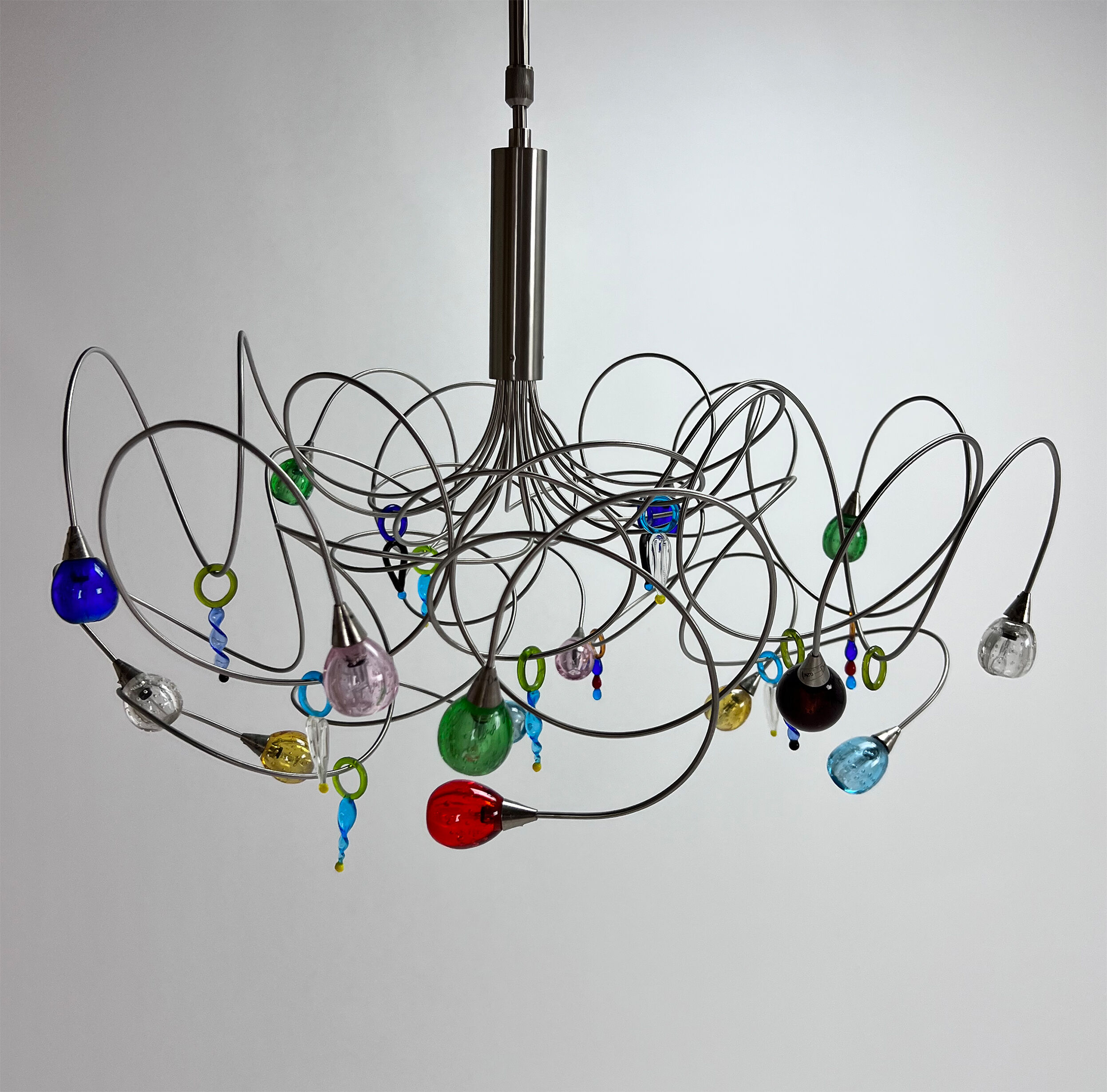 Harco loor strawberry design hanging lamp, 1990s