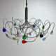 Harco loor strawberry design hanging lamp, 1990s
