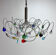 Harco loor strawberry design hanging lamp, 1990s