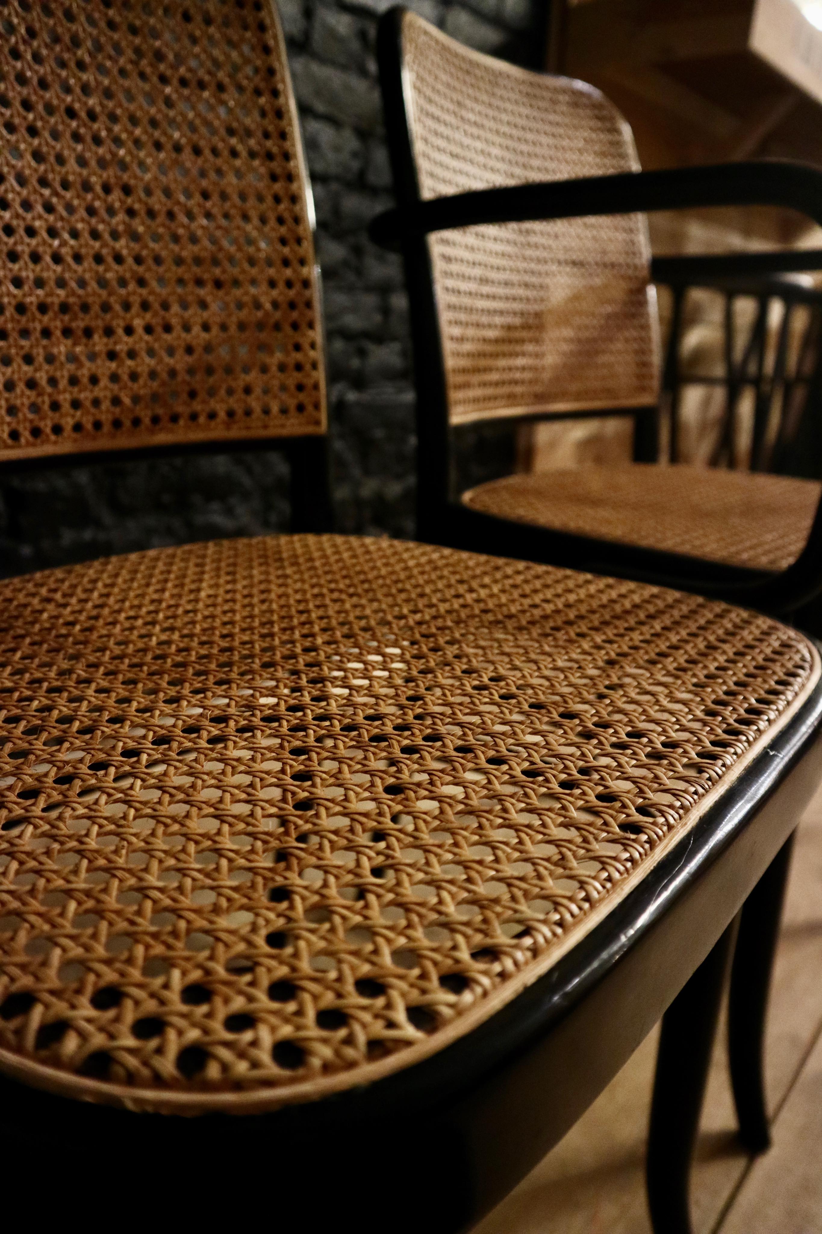 Lot an armchair and chair 811 Josef Hoffmann Thonet Prague