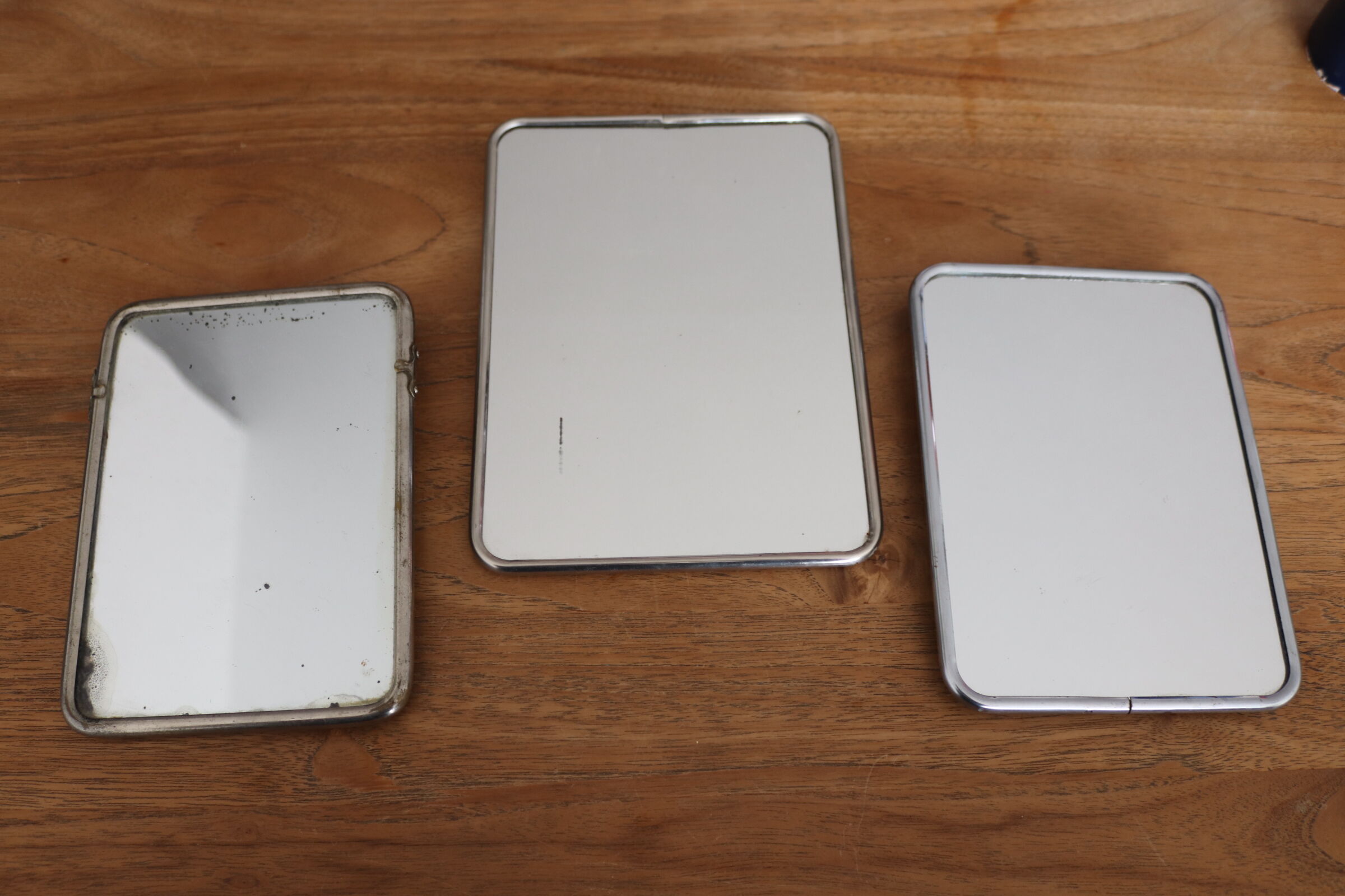Set de 3 miroirs barbiers