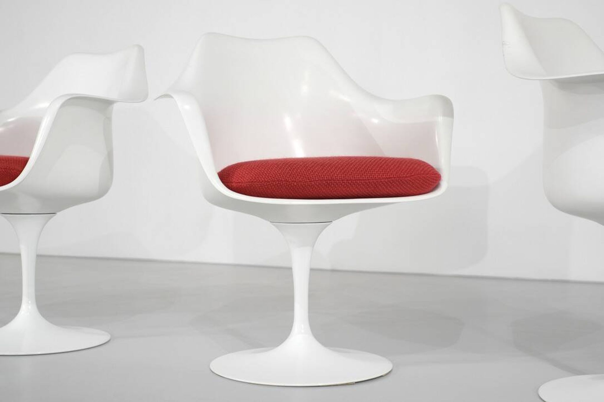 Set of "Tulip" model armchairs by Eero Saarinen for Knoll, USA