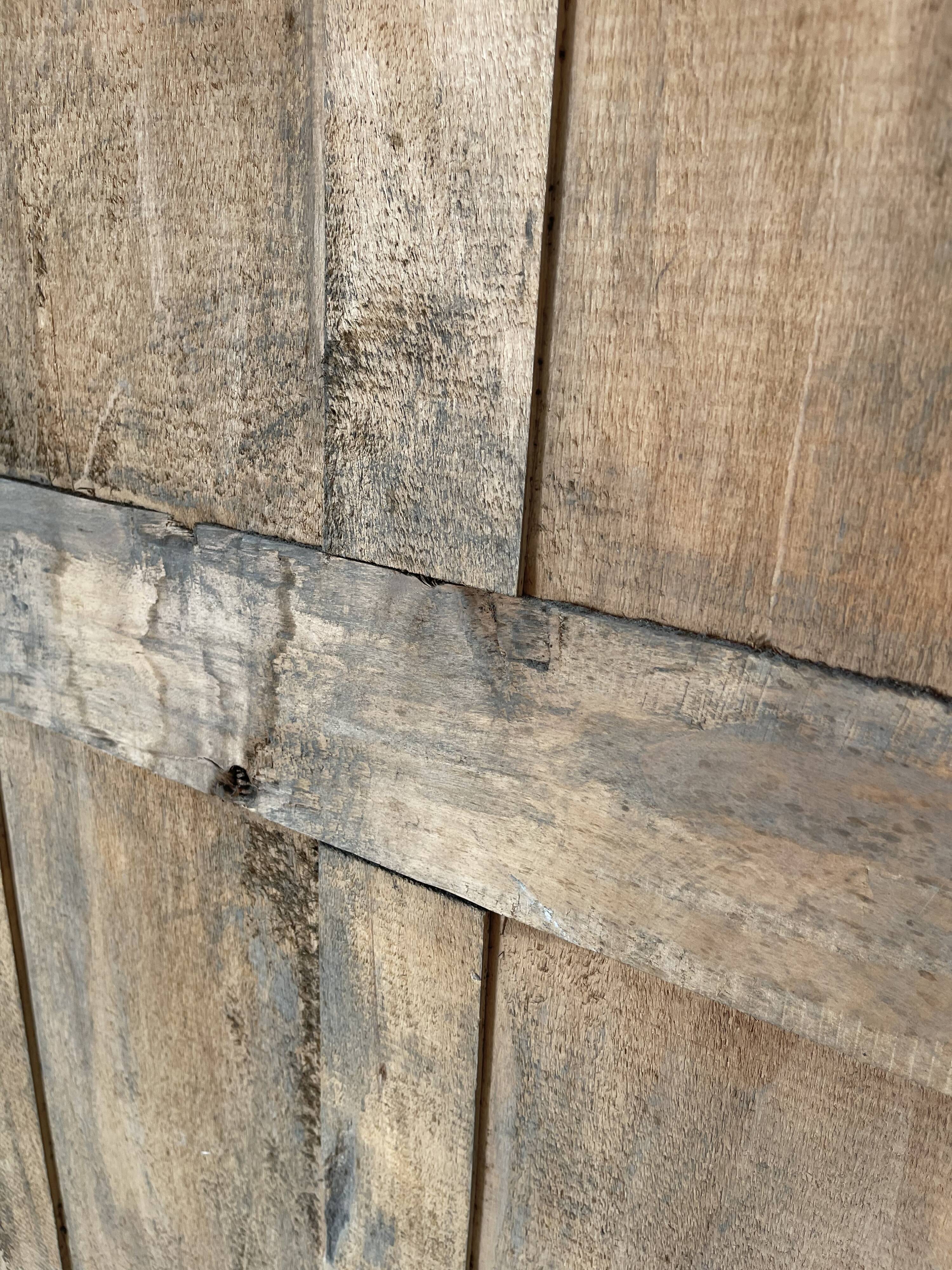 Antique gilded wooden mirror