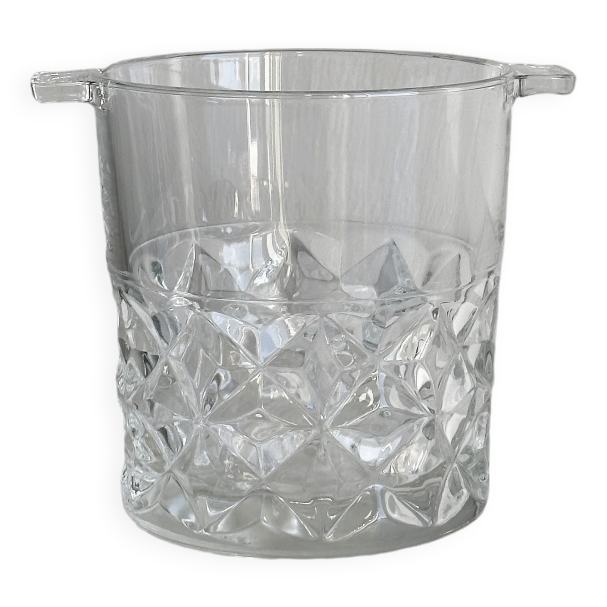 Seau à glace en verre épais