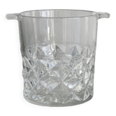 Thick glass ice bucket