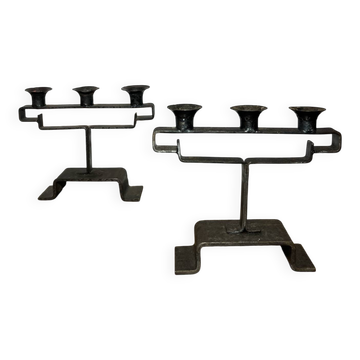 Brutalist chandeliers