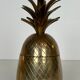 Pineapple ice bucket in brass and steel