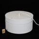 Big Danish Space Age pendant lamp / 1970s / Mid-century modern design / White
