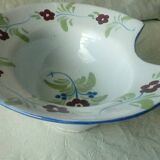 Plat a barbe en faience de st clement barbier fin 19 eme